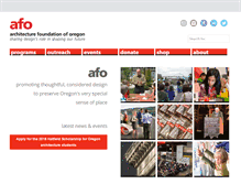 Tablet Screenshot of af-oregon.org